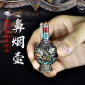 民族手工艺品批发纯手工鼻烟壶铜质藏式仿古做旧老货**古玩杂项